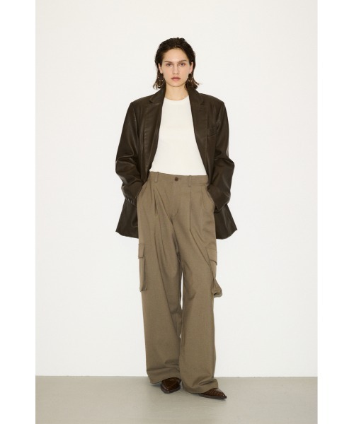 THROW by SLY カーゴパンツ ワークパンツ カジュアル テーパード THROW by SLY | 【THROW】OVER LOOSE CARGO パンツ (パンツ