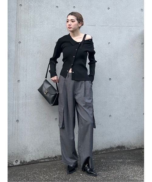 SLY マニッシュ  ストレート　カーゴパンツ SLY スラックス パンツ MANNISH STRAIGHT CARGO PT マニッシュ