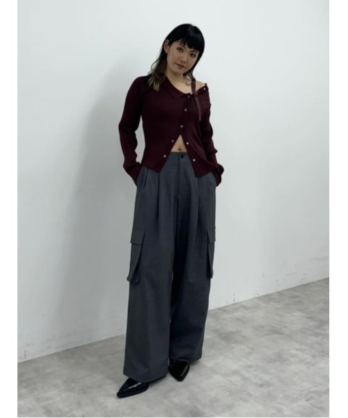 SLY マニッシュ  ストレート　カーゴパンツ SLY スラックス パンツ MANNISH STRAIGHT CARGO PT マニッシュ