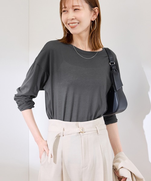 ROPE' PICNIC（ロペ ピクニック） tシャツ シアーロングTシャツ