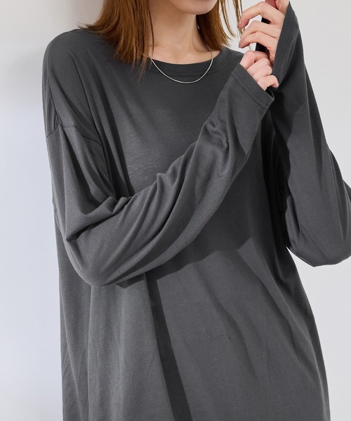 ほぼ未使用品】6 roku シアー素材 ラグラン半袖Tシャツ ブラック