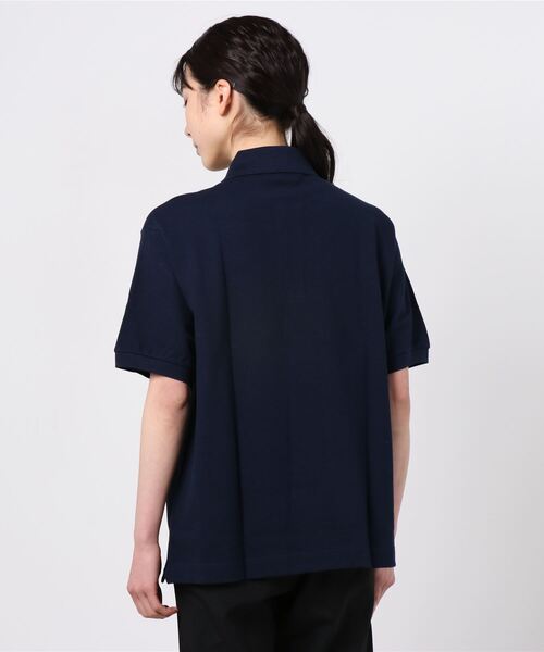 「BEAMS BOY」 半袖ポロシャツ 38 ブラック レディース BEAMS BOY 「BEAMS BOY」 半袖ポロシャツ 38 ブラック