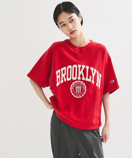 tシャツ 「Champion for ADAM ET ROPE'」EX REVERSE WEAVE SHORT SLEEVE SWEATSHIRT レ ADAM ET ROPE' tシャツ 「Champion for ROPE'」EX REVERSE WEAVE