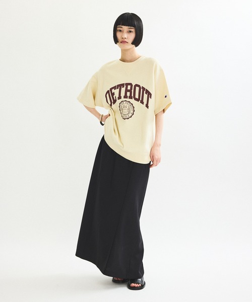 tシャツ 「Champion for ADAM ET ROPE'」EX REVERSE WEAVE SHORT SLEEVE SWEATSHIRT レ ADAM ET ROPE' tシャツ 「Champion for ROPE'」EX REVERSE WEAVE