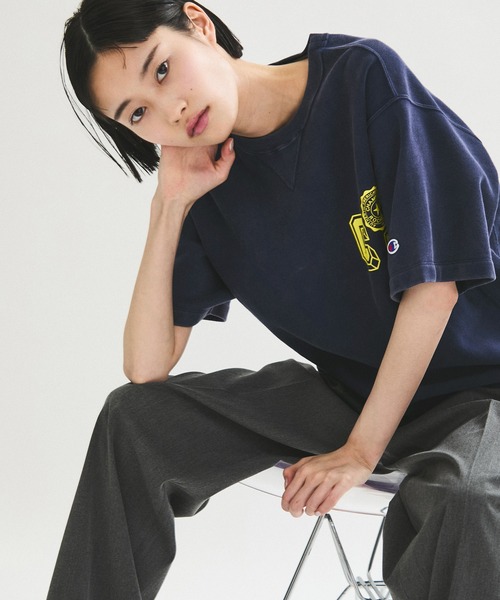 ADAM ET ROPE' tシャツ 「Champion for ROPE'」EX REVERSE WEAVE
