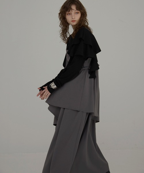 セール】Tuck Tiered Dress（ワンピース）｜MIELI INVARIANT