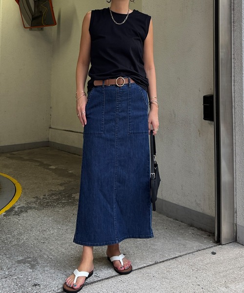 LBC（エルビーシー） スカート さらひやプラスIラインスカート