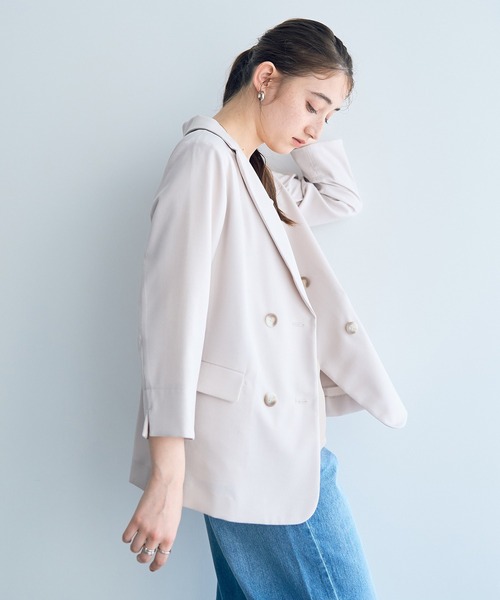 YECCA VECCA ジャケット テーラードジャケット ダブルブレスト