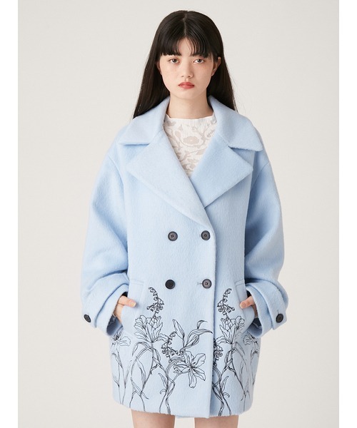 LILY BROWN（リリーブラウン） チェスターコート FREE アイボリー