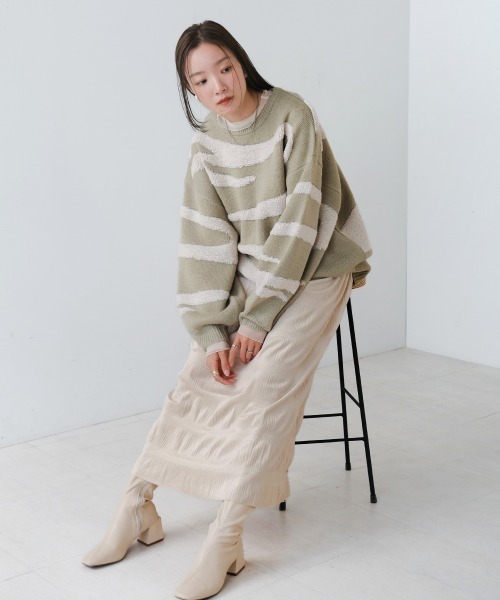 「Bab」 スカート FREE アイボリー レディース_画像3