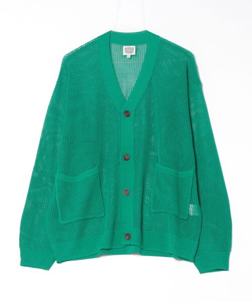 ROUGH TRADE カーディガン メッシュカーディガン(M1) メンズ