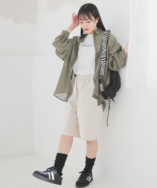 hono出品 S/S EMBROIDERED COTTON SHIRT / 刺繍モチーフ パイピング