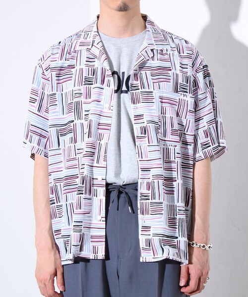 ロブスター柄 アロハシャツ Mサイズ adidas ロブスター柄 アロハシャツ - メルカリ
