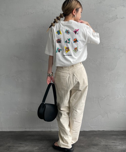 tシャツ 「WEB限定」「CHUMS/チャムス」 かせきさいだぁ アラカルトバックプリント ショートスリーブTシャツ レディース メンズ CHUMS tシャツ 「WEB限定」「CHUMS/チャムス」 かせきさいだぁ