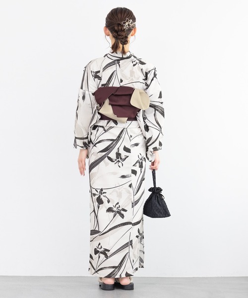SOUBIEN（創美苑） 浴衣 floro浴衣2点セット(浴衣＋半幅帯