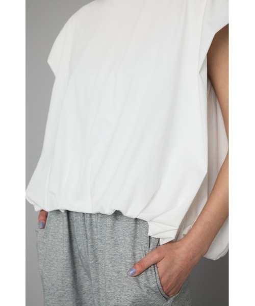 tシャツ Balloon hem cut tops　　バルーンヘムカットトップス レディース HeRIN.CYE tシャツ Balloon hem cut tops バルーンヘムカット