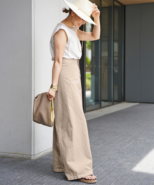 Deuxieme Classe」 チノパンツ 36 ベージュ レディース