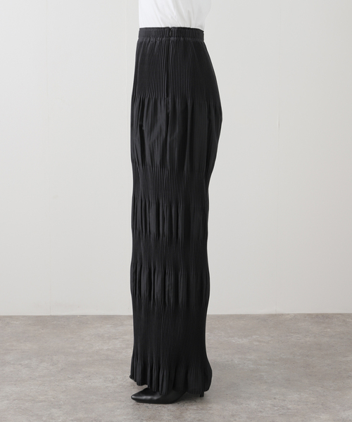 PLATS PLAIS ブラックプリーツパンツ PLEATS PLEASE 黒 プリーツ パンツ PLEATS PLEASE/プリーツ
