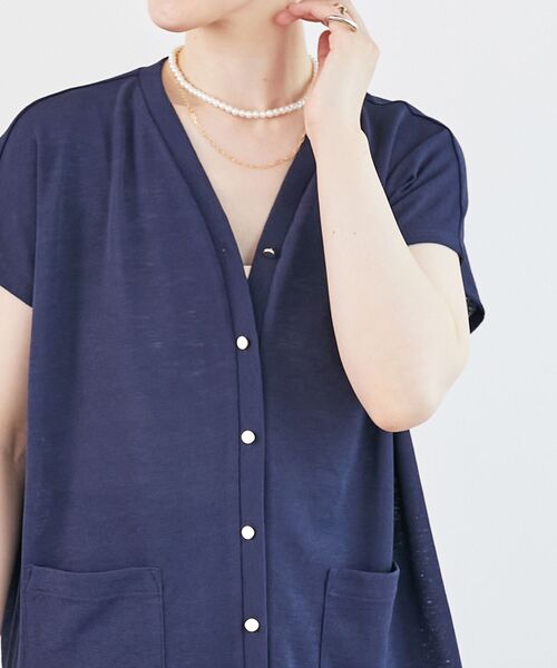 le.coeur blanc ワンピース リネンタッチミラノリブセットアップ