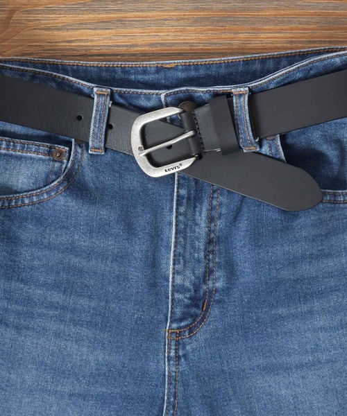 Levi's（リーバイス） ベルト 35mm 本革 帆型レザーベルト LONG SIZE
