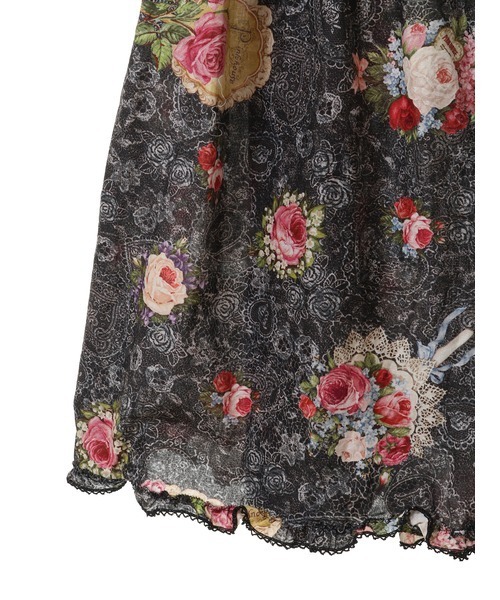 PINK HOUSE」 長袖ワンピース フリー アイボリー レディース