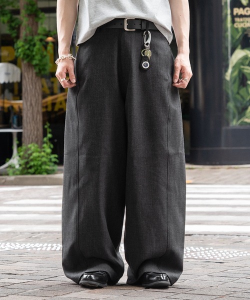 kutir（クティール） スラックス BARREL LEG SLACKS PANTS／バレル