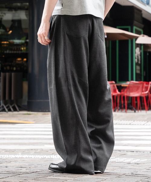 新品未使用　kutir パンツ　スラックス　ボルドー 新品未使用 kutir パンツ スラックス ボルドー - メルカリ