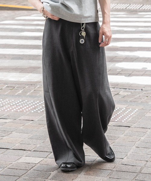 パンツ Lame baggy slacks Lame baggy slacks
