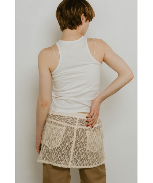 Knuth Marf タンクトップ Knuth Marf - 【KnuthMarf × PALM】カップインリブタンクトップ