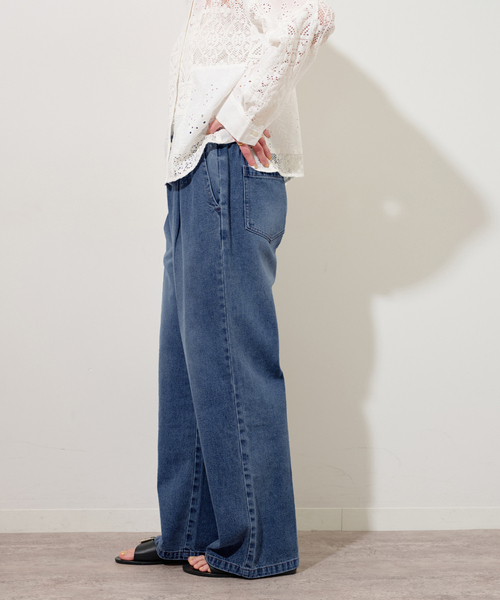 完売JOURNAL STANDARD relume 9oz C/Rデニムイージー 追加4》9oz C/Rデニムイージー（デニムパンツ・ジーンズ