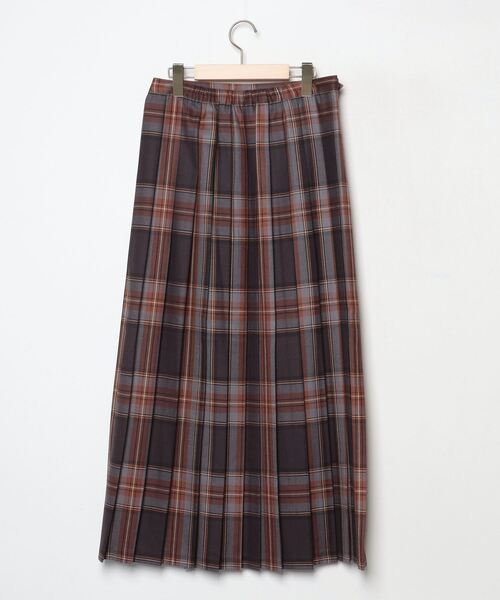 美品♡【O'NEIL OF DUBLIN】チェック プリーツスカート ブラウン黒 O'NEIL of DUBLIN（オニールオブダブリン） チェック柄スカート 8