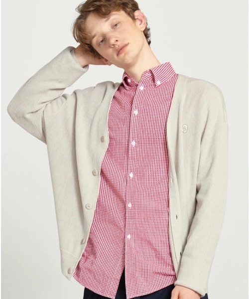カーディガン V NECK MERINO WOOL CARDIGAN レディース メンズ