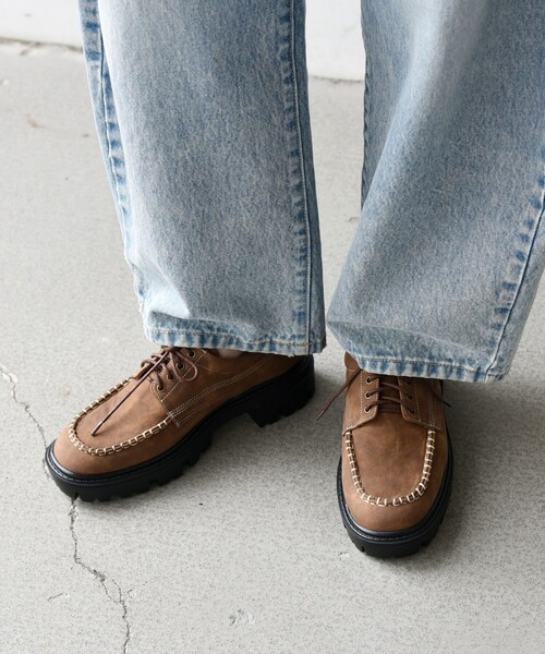 EBLOUNA デッキシューズ モカシン 「SHIPS any別注」eblouna: チャン