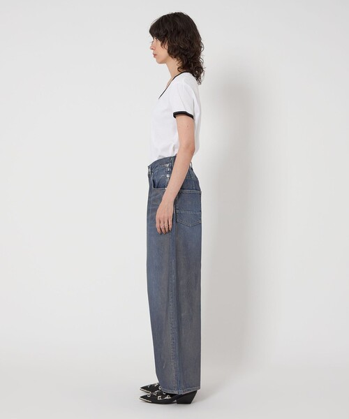 ASTRAET アストラット 25SS 日本製 コーティング BIG バルーンデニムパンツ UNISEX 5414-299-0480 0(S) SILVER UNITED ARROWS 定価66,000円 バギー ジーンズ ジップフライ ボトムス【中古】【ASTRAET】 ASTRAET - ASTRAET アストラット 25SS 日本製 コーティング BIG