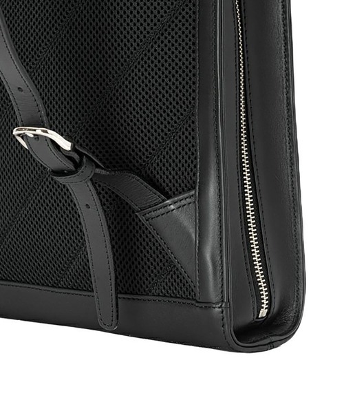 【美品】TRION リュック バックパック　スクエア ビジネス HIGHTIDE（ハイタイド） ビジネスバッグ TRION トライオン レザー