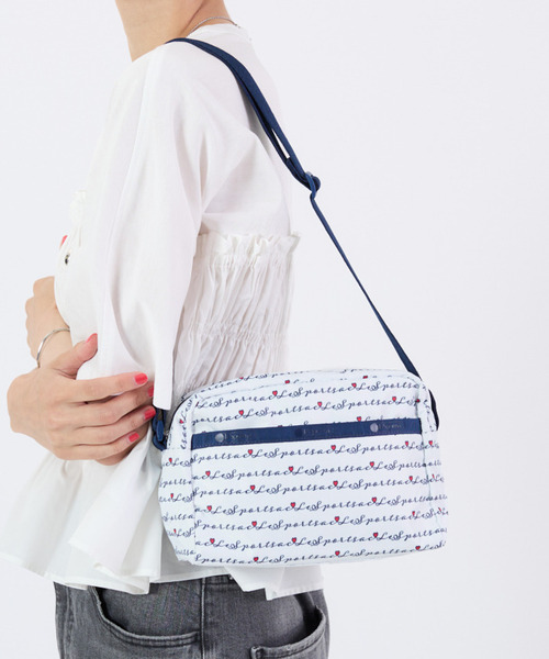 ■LeSportsac■DANIELLA CROSSBODYマリンロゴボーダー DANIELLA CROSSBODYマリンロゴボーダー（ミニバッグ