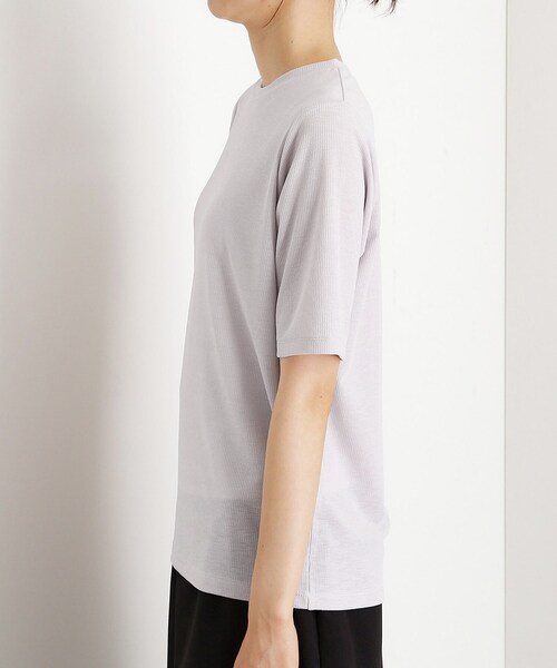 THE SHOP TK tシャツ 5分袖シアーTシャツ「二の腕カバー/洗濯機OK THE SHOP TK tシャツ 5分袖シアーTシャツ「二の腕カバー/洗濯機OK