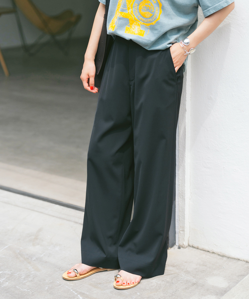 Spick and Span イージーストレートパンツ　黒 38 新品 Spick＆Span 「Spick & Span」 イージーパンツ 38 ブラック