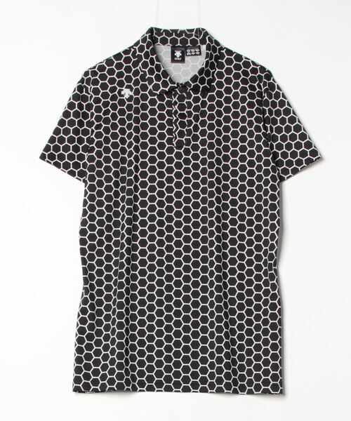 DESCENTE GOLF 「DESCENTE GOLF」 半袖ポロシャツ XO ブラック