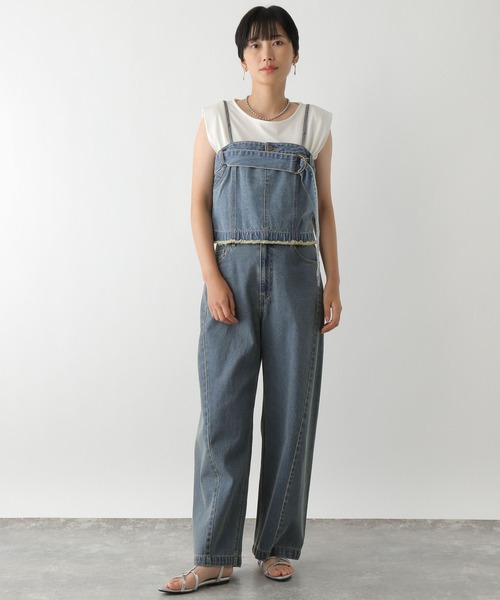 「LEPSIM」 デニムパンツ MEDIUM ブルー系その他 レディース