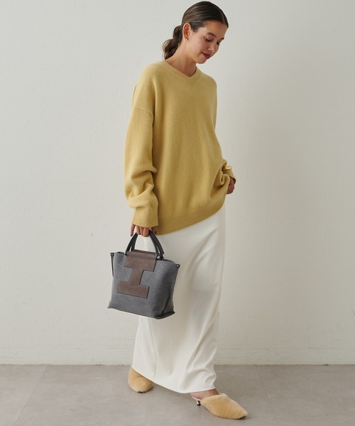 IACUCCI トートバッグ 「予約」ソルベット S CANVAS/SUEDE