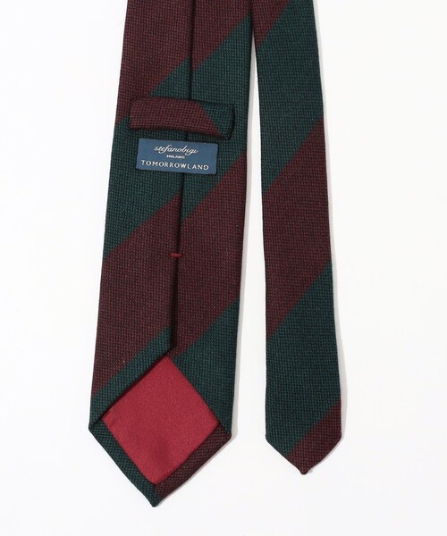 STEFANO BIGI（ステファノビジ） ネクタイ ウール レジメンタル