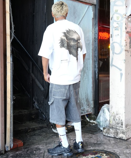 tシャツ SANDER LAND 9.1ozマグナムウェイト 雷鳥 バックプリント ビッグシルエット 半袖Tシャツ メンズ レディース | ブランド登録なし | 06