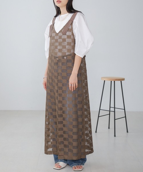 「Bab」 7分袖ブラウス M グリーン レディース