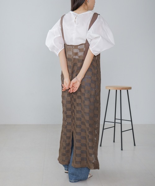 「Bab」 7分袖ブラウス M グリーン レディース