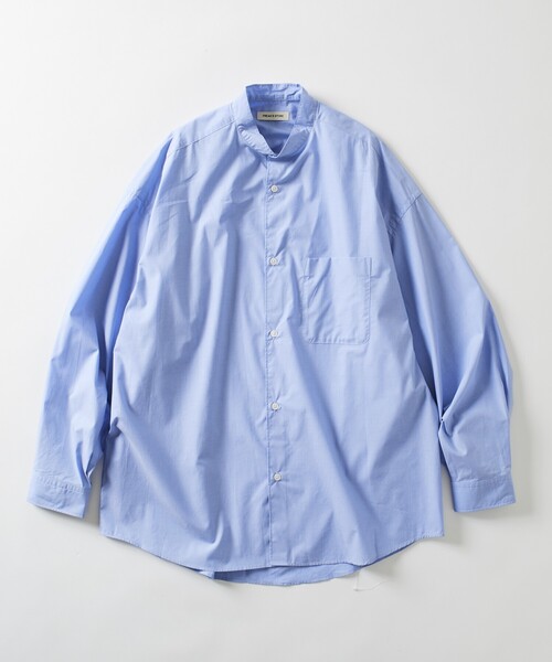 シャツ 限定展開 Relax Fit リラックスフィット バンドカラー シャツ メンズ | FREAK'S STORE | 08