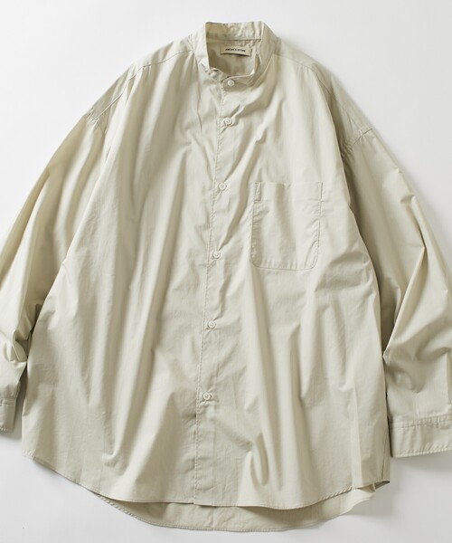 シャツ 限定展開 Relax Fit リラックスフィット バンドカラー シャツ メンズ | FREAK'S STORE | 25