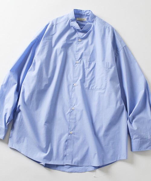 シャツ 限定展開 Relax Fit リラックスフィット バンドカラー シャツ メンズ | FREAK'S STORE | 22