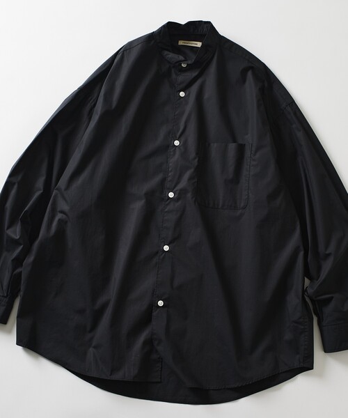 シャツ 限定展開 Relax Fit リラックスフィット バンドカラー シャツ メンズ | FREAK'S STORE | 19