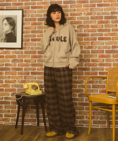 Zooodle パーカー rogo knit hoodie - ロゴニットフーディー メンズ